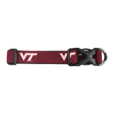 Virginia Tech Fabric Dog Collar