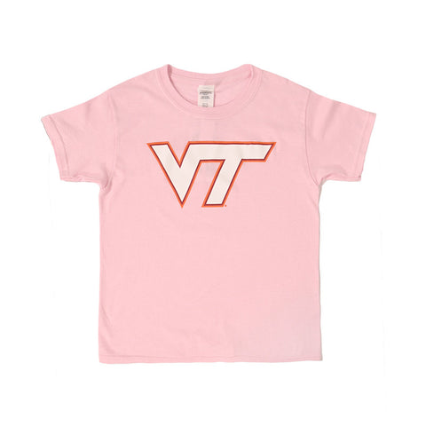 Virginia Tech Youth Basic T-Shirt: Pink