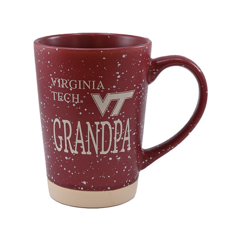 Virginia Tech Earthstone Grandpa Mug: Maroon