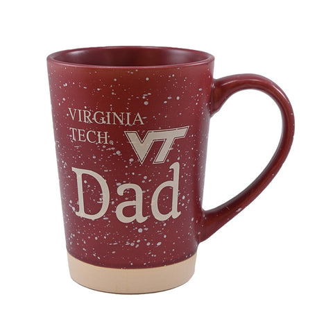 Virginia Tech Earthstone Dad Mug: Maroon