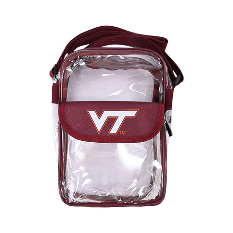Virginia Tech Clear Waterproof Crossbody Bag