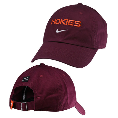 Virginia Tech Youth Club Team Issue Hat: Maroon by Nike
