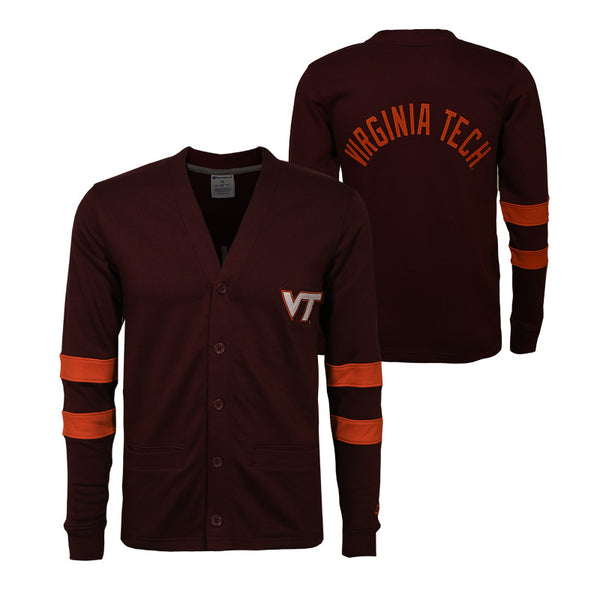 Virginia Tech Super Fan Cardigan by Champion Campus Emporium