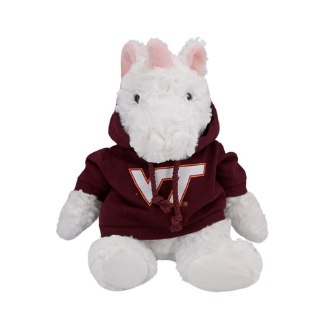 Virginia Tech Cuddle Buddy White Unicorn