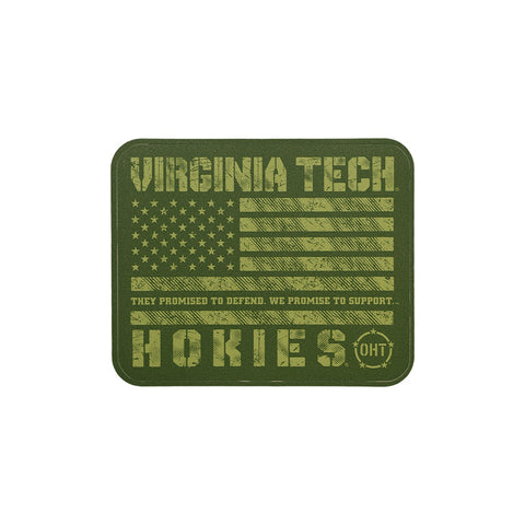 Virginia Tech OHT Flag Mini Decal