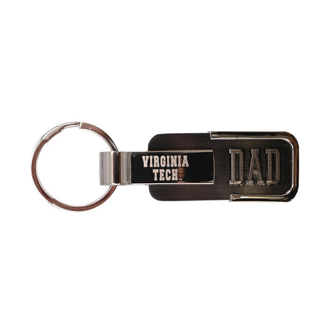 Virginia Tech Dad Keychain