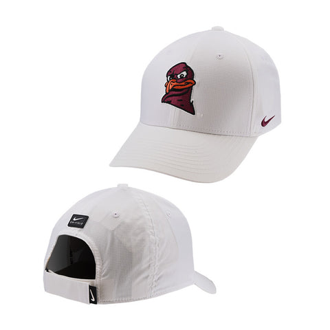 Virginia Tech Club HokieBird Hat: White by Nike