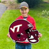 Virginia Tech Football Helmet Lawn Sign