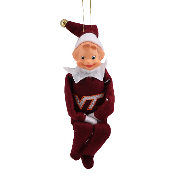 Virginia Tech 12" Posable Elf Campus Emporium