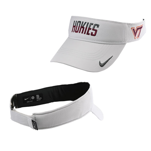 ヴァクトーベレー帽　vaqutaux Virginia Tech 2026 Hokies Ace Visor: Photon Dust by Nike – Campus