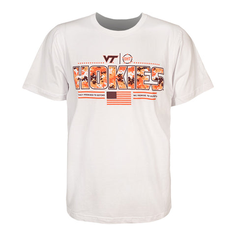 Virginia Tech Adult 2025 White Effect T-Shirt