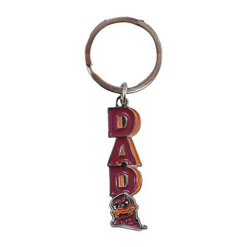Virginia Tech Campus Dad Keychain