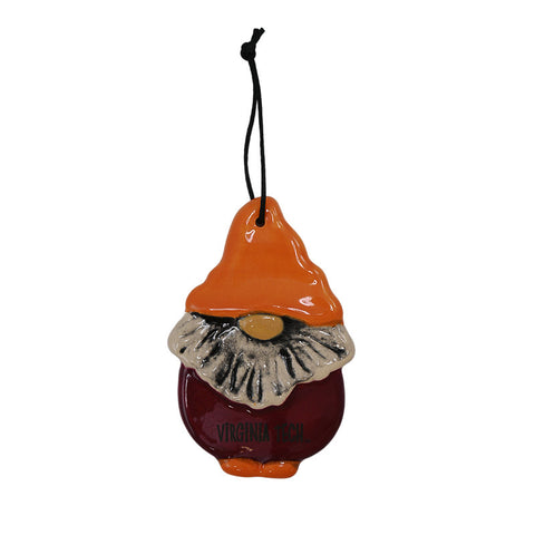 Virginia Tech Christmas Gnome Ornament