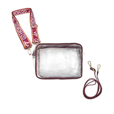 Virginia Tech Clear Bridget Purse