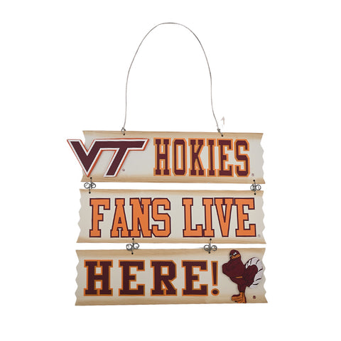 Virginia Tech Fans Lives Here Sign
