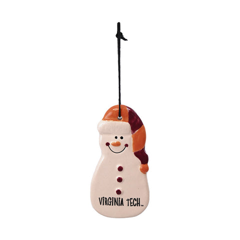 Virginia Tech Henry the Snowman Ornament