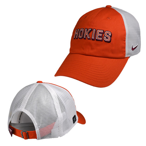 Virginia Tech Hokies Unstructured Mesh Back Hat: Orange by Nike