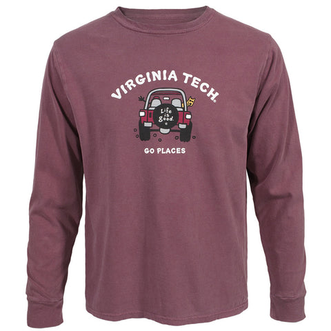Virginia Tech Life is Good Long-Sleeved T-Shirt