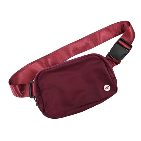 Virginia Tech Medallion Logo Belt Bag: Maroon