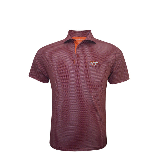 Virginia Tech Men's Football Polo by Horn Legend – Campus Emporium