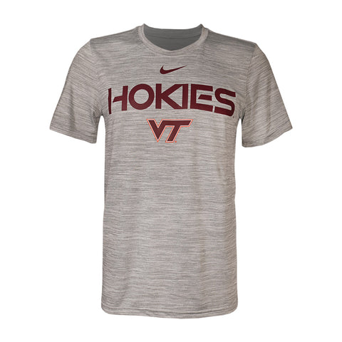 Virginia Tech Men's Team Issue Dri-FIT Velocity Legend T-Shirt: Photon Dust by Nike