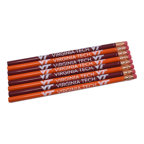Virginia Tech Pencils: Pack of 8
