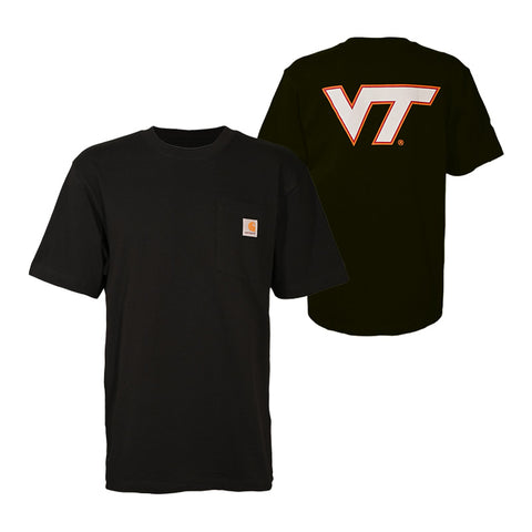 Virginia Tech Pocket T-Shirt: Black by Carhartt