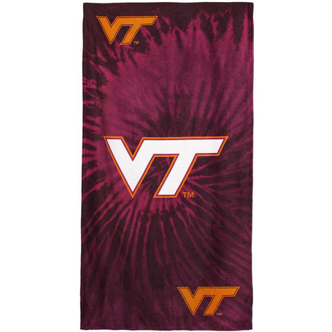 Virginia Tech Psychedelic Beach Towel