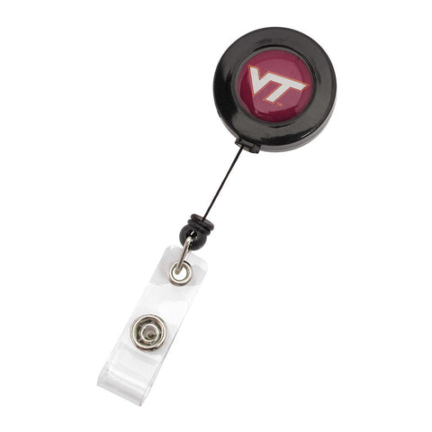 Virginia Tech Retractable Badge Holder: Black