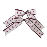 Virginia Tech Ribbon Hair Tie: Pack of 2