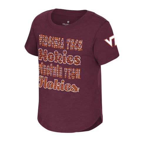 Virginia Tech Toddler Girls' Flame Princess T-Shirt