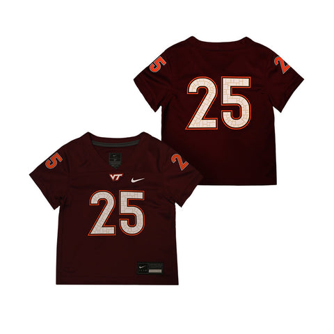 Virginia Tech Toddler Replica #25 Jersey: Maroon by Nike