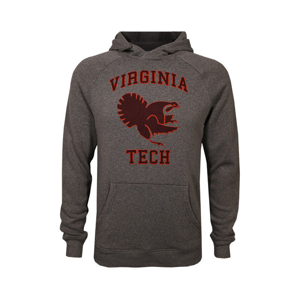 Virginia Tech Triumph Vault Gobbler Hooded Sweatshirt: Gray by