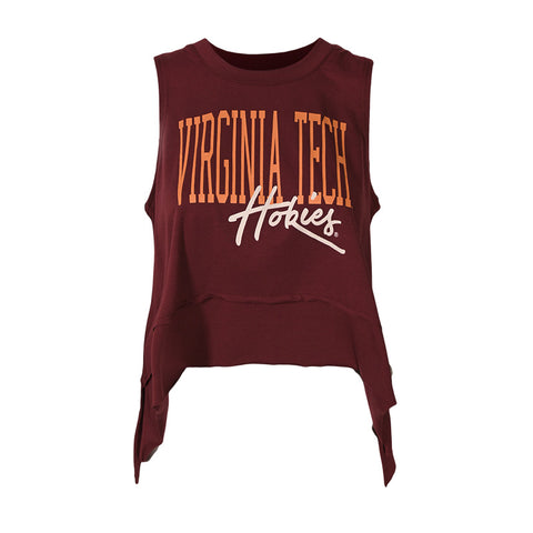 Virginia Tech Women's Flowy Tank: Maroon