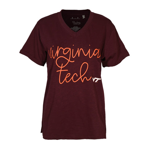 Virginia Tech Women's Pensacola T-shirt: Maroon