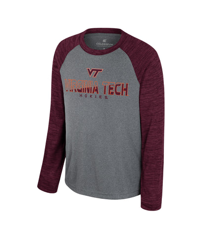 Virginia Tech Youth Cumulus Long-Sleeved Raglan T-Shirt
