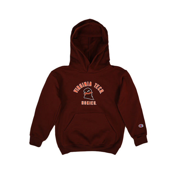 Virginia Tech Youth Hokies Hooded Sweatshirt: Maroon by Champion