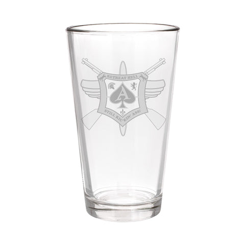 Virginia Tech Corps of Cadets Logo Company Pint Glass