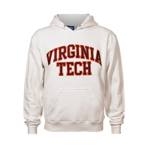 Virginia Tech Embroidered Twill Hooded Sweatshirt: White by Gear