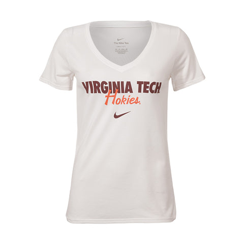 Virginia Tech Women's Dri-FIT Legend V-Neck T-Shirt by Nike