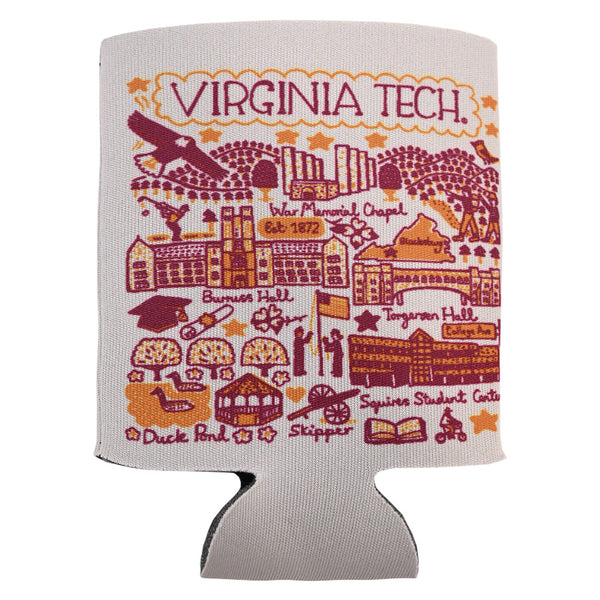 Virginia Tech Can Cooler by Julia Gash – Campus Emporium