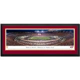 Virginia Tech Battle at Bristol 2016 Panoramic Print Deluxe Frame