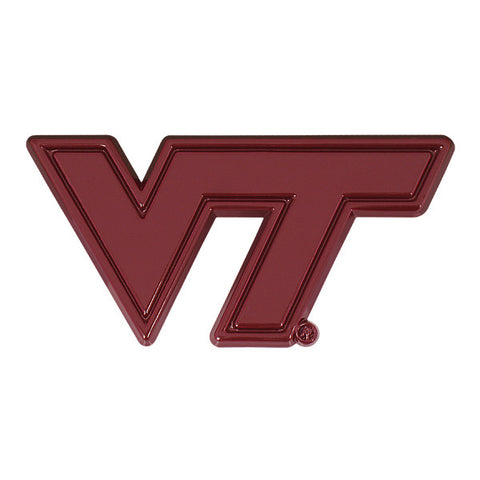 Virginia Tech Car Emblem: Maroon