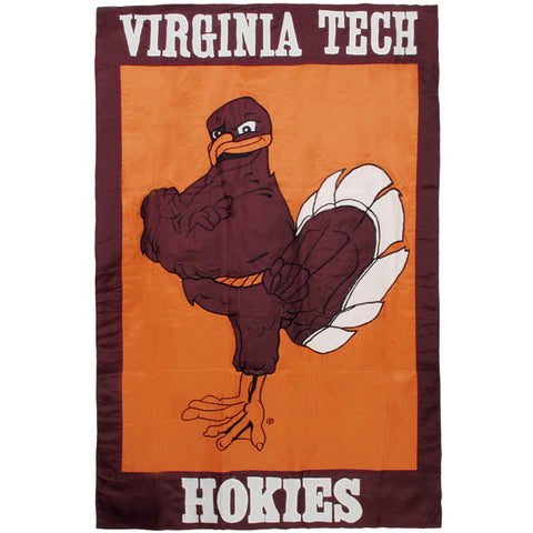 Virginia Tech Hokie Bird Applique Flag