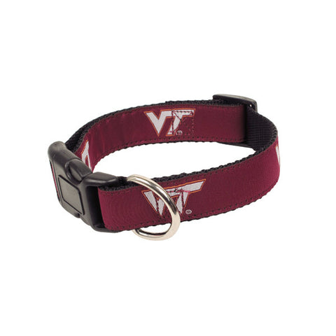 Virginia Tech Fabric Dog Collar
