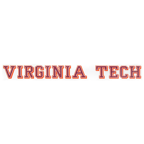 Virginia Tech Horizontal Decal
