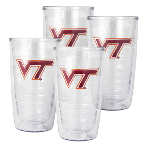 Virginia Tech Tumbler Four Pack: 16 oz. by Tervis Tumbler