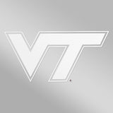 Virginia Tech Logo Decal: White 6"