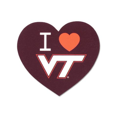 Virginia Tech "I Heart VT" Refrigerator Magnet