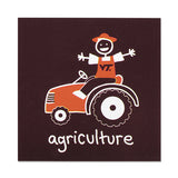 Virginia Tech College Stick Figure Refrigerator Magnet